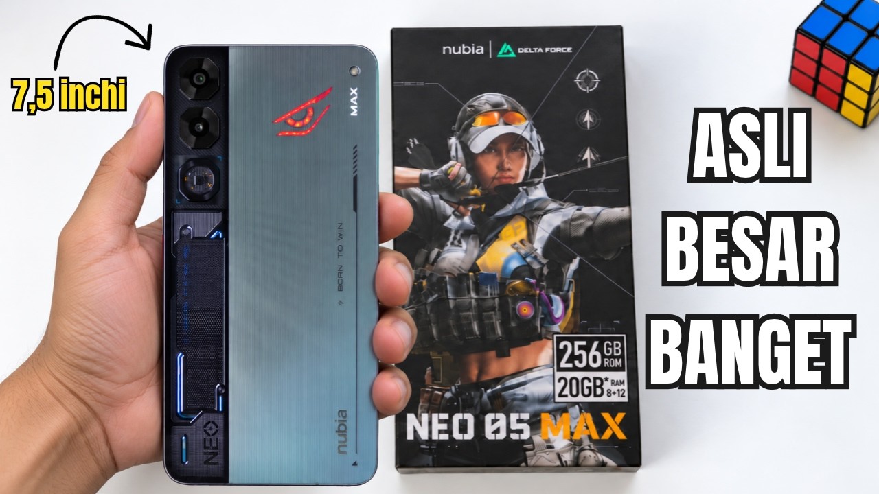 GILA SEGEDE TABLET MINI‼️NUBIA NEO 5 MAX, JADI LAYAR HP TERBESAR DI DUNIA