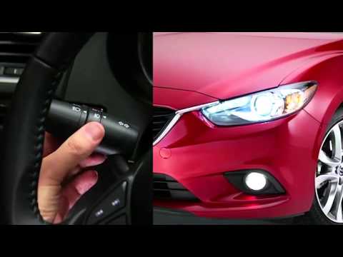 How to use the Xenon exterior headlights on the 2015 Mazda CX-5