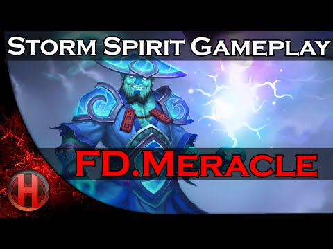 FD.Meracle Storm Spirit Gameplay Dota 2