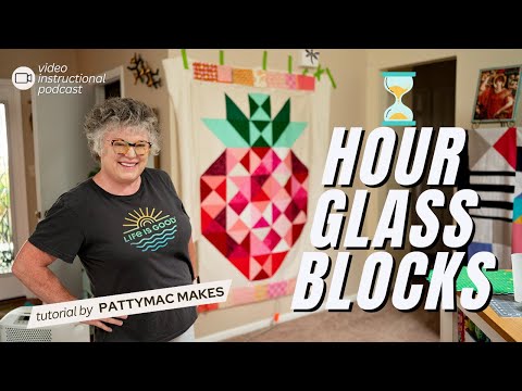 LEARN TO MAKE HOURGLASS BLOCKS | QUILTING TUTORIAL