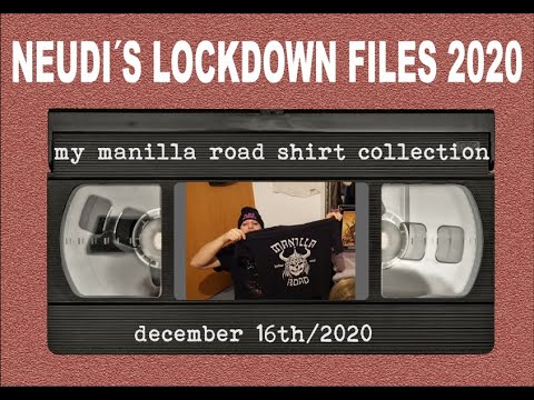 Neudi´s Metal-Lockdown-Files Vol. 1: My MANILLA ROAD Shirt collection! As Epic as expected? Memories