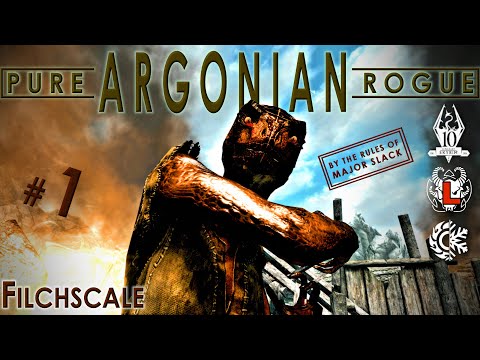 Pure ARGONIAN Rogue (1) - a tribute to Major Slack - Skyrim AE Legendary Survival Playthrough