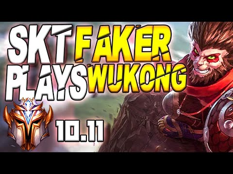 SKT T1 Faker  Plays Wukong vs Sylas Mid Lane - 10.11