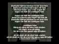 Veronica Maggio - Välkommen In (lyrics on-screen ...