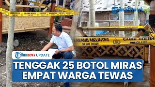 Pesta Miras Berujung Maut! Empat Warga Tewas usai Minum 25 Botol Arak di Jember, 1 Korban Oknum TNI