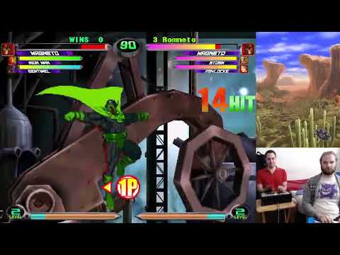 MvC2: NYC Session - bSharp vs Romneto pt 1 .:5.1.24:. [Player Cam]