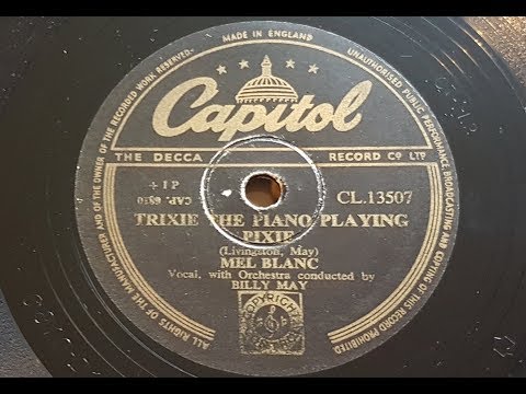 Mel Blanc 'Trixie The Piano Playing Pixie' 1950 78 rpm