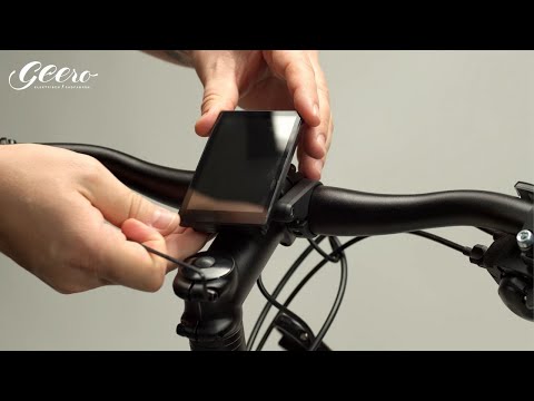 OLED Display Montage am Geero 2 E-Bike