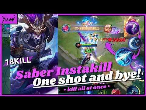 Saber must try Berserker's Fury Build!! Only 0,1% Saber players know that! | Mobile Legends - MLBB