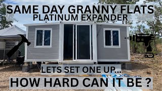 Same Day Granny Flats PLATINUM EXPANDER. Lets set one up!