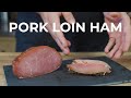 Make pork loin ham yourself- mildly smoked and super tasty
