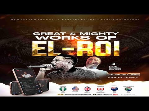 BIRTHDAY PROPHETIC PRAYERS//GREAT AND MIGHTY WORKS OF EL-ROI [DAY 5] || NSPPD || 22ND AUGUST 2025