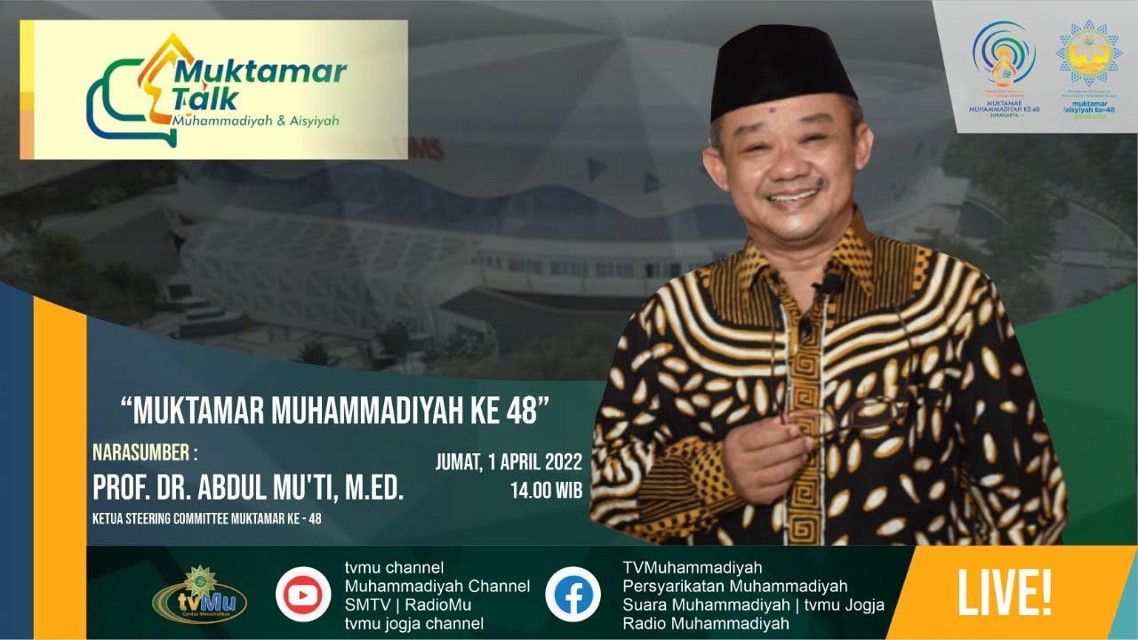 Makna Tema Muktamar Muhammadiyah ke-48 'Memajukan Indonesia Mencerahkan Semesta'