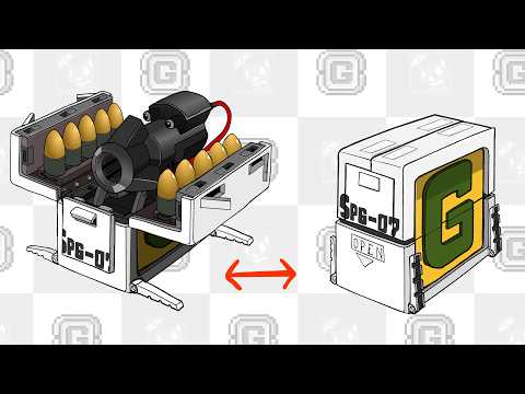 Metal Slug Crate Deployment Animation [Super Grenade] [DropShot] (ASMR Loop)