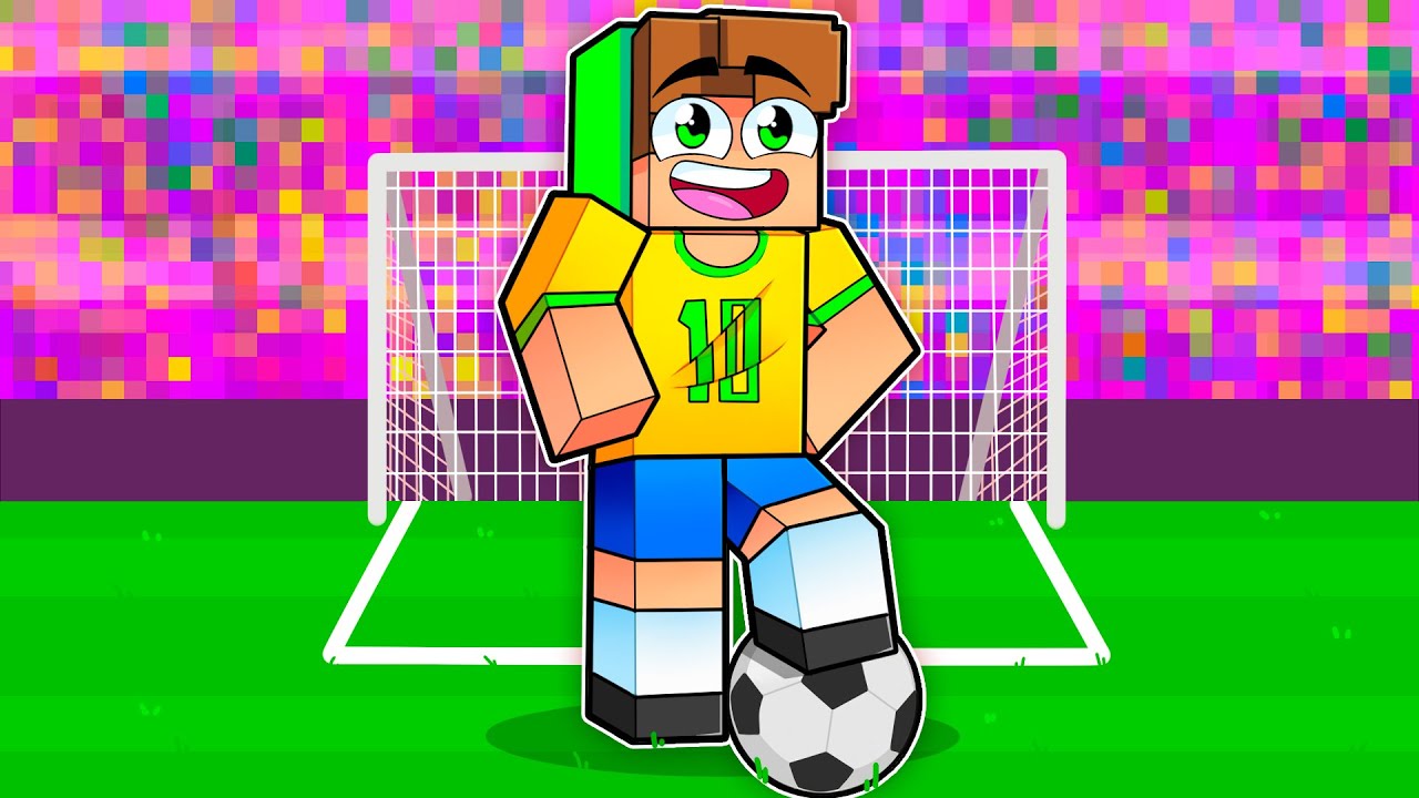 VIREI UM JOGADOR DE FUTEBOL!