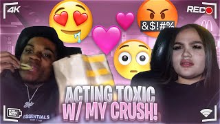 I Acted Toxic With My Crush 🤤🤬 *I Threw His Food Out The Window* 🍟😒 | Philly Edition |