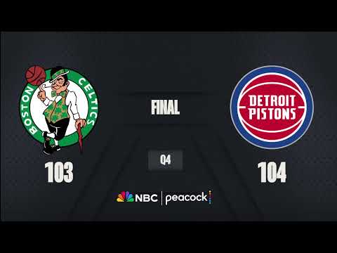 NBA Live Game Scoreboard MLK Day on NBA & Peacock | Boston Celtics Vs Detroit Pistons