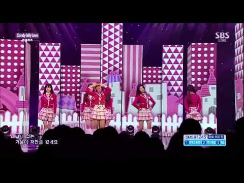 Live HD | 150108 Lovelyz - Candy Jelly Love @ SBS Inkigayo