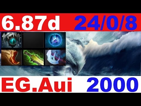 Dota 2 - Patch 6.87 Morphling EG.Aui 2000 TOP MMR Plays Morphling Ranked Match Gameplay