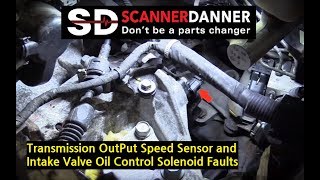 Transmission Doesn't Shift (P0722 - output speed sensor fault)