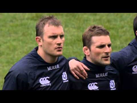 Camilla Kerslake singing Flower Of Scotland and The National Anthem