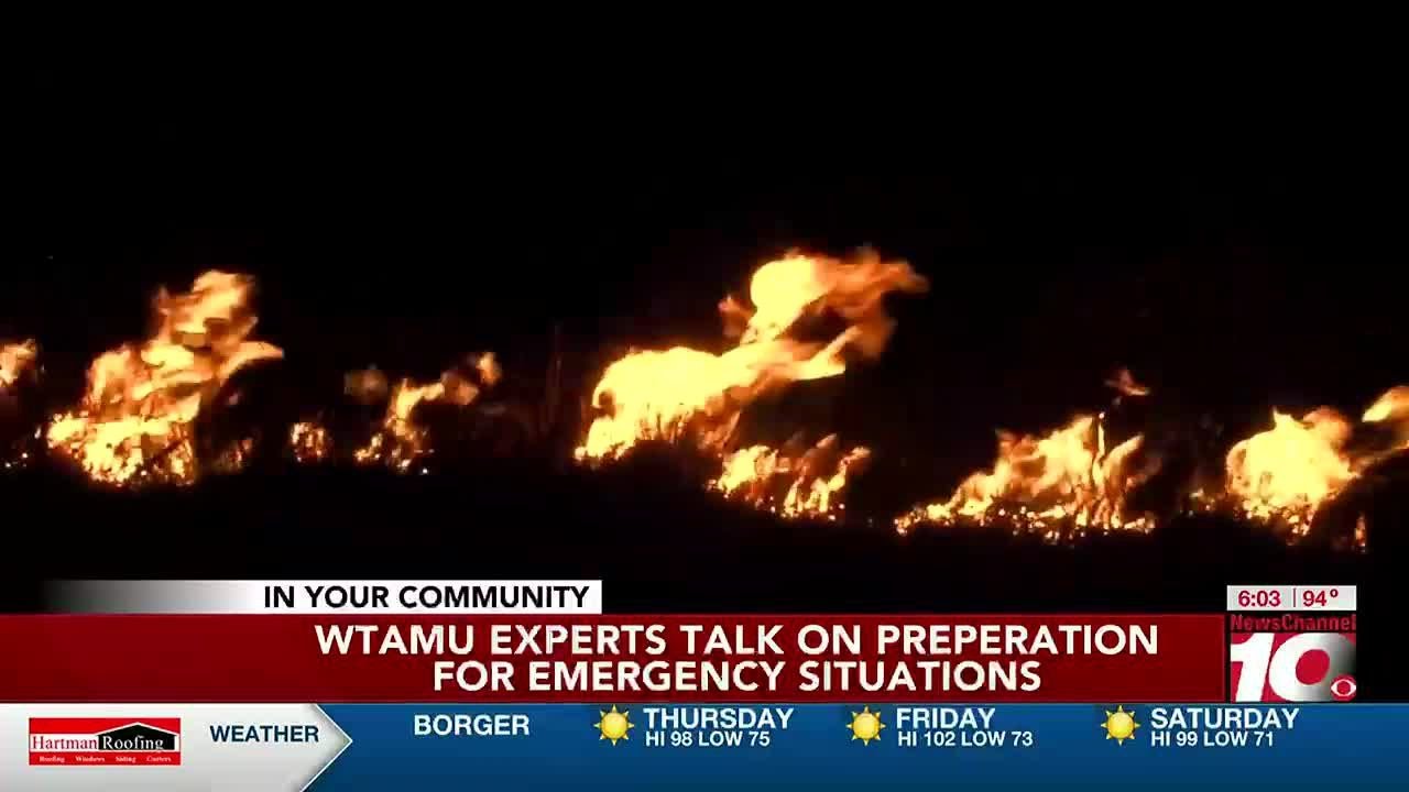 VIDEO: West Texas A&M University experts talk on preparation for emergency situations