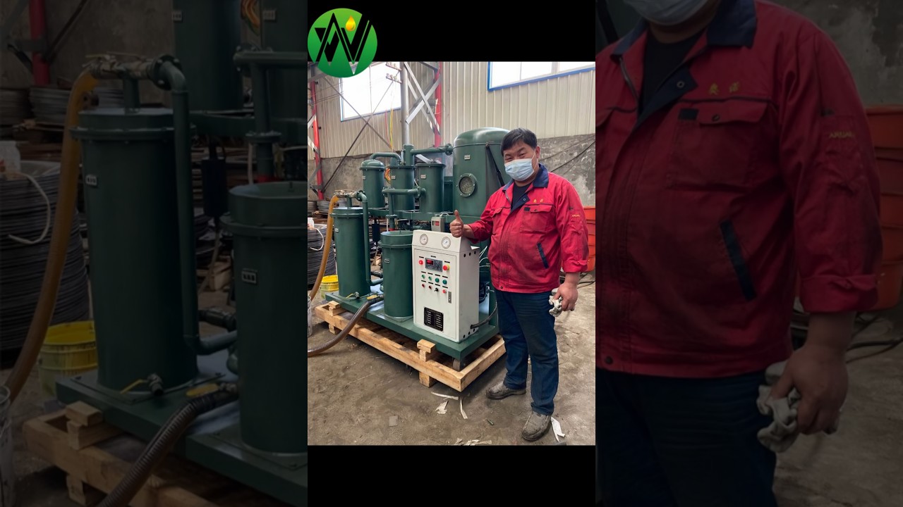 TYA-100 Hydraulic Oil Filtration Machine for a Steel Forging Factory