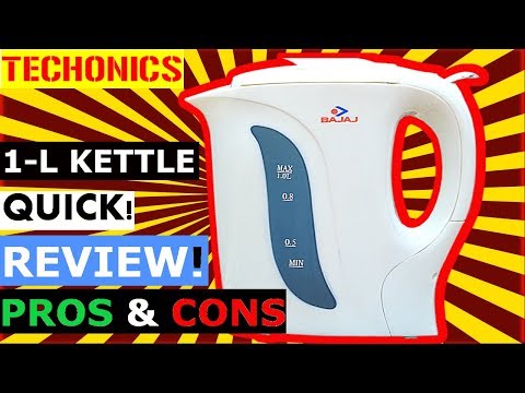 Bajaj 1 Liter Cordless Electric Kettle Review