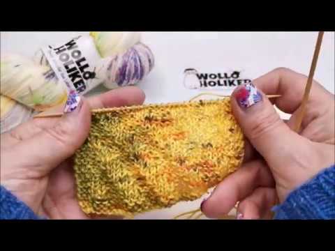 Stricken lernen mit Wolloholiker -  Versetztes Rippenmuster