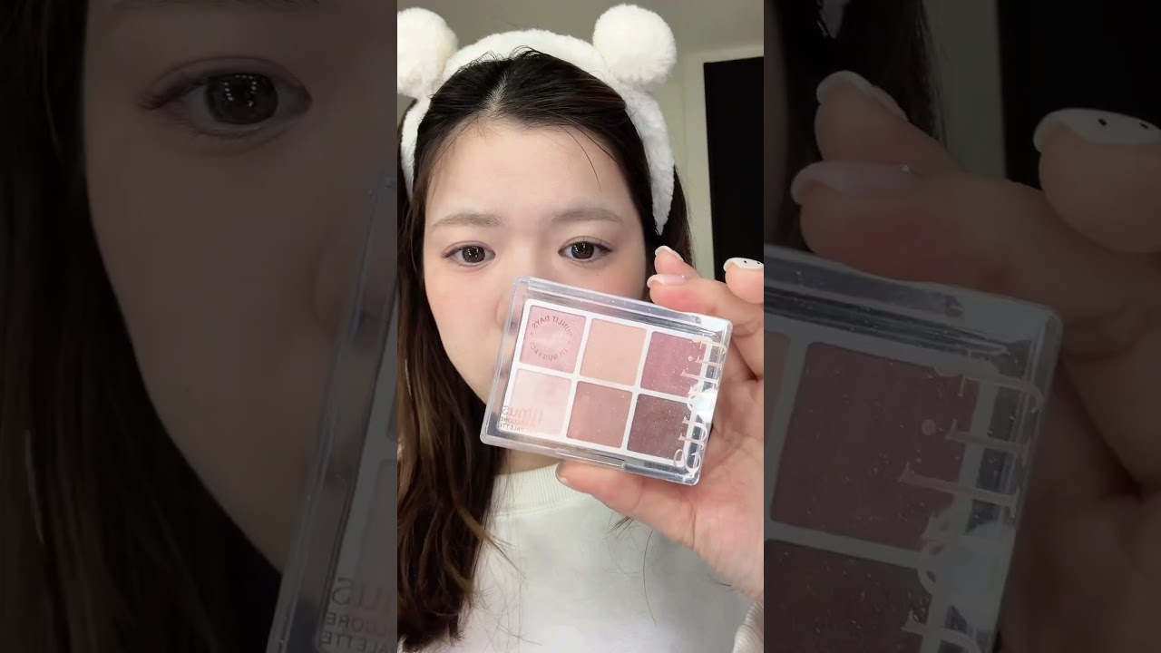 スキピに会いに行く日のメイク❤️×🤎