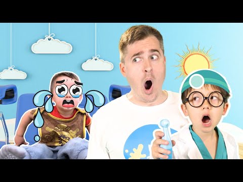 Baby King is AFRAID of the Dentist! | Pretend Play Stories by Papa Joels English