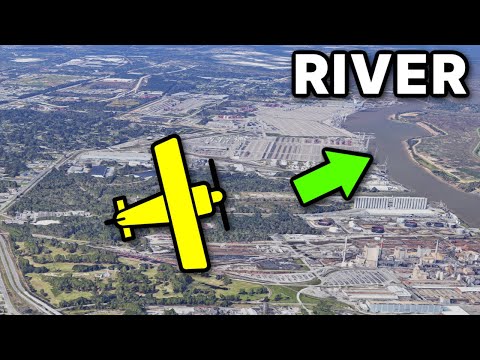 Student Pilot CRASHES In River!