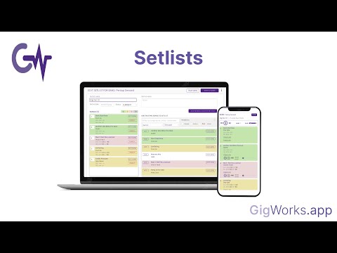 GigWorks.app Setlists