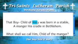 That Boy-Child of Mary