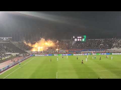 Partizan 🇷🇸 pyroshow vs OGC Nice 🇲🇫
