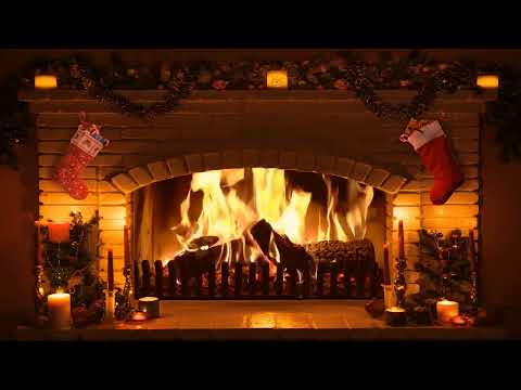 4K Holiday Fireplace Scene - 15 Minutes Christmas Video Screensaver by Sounds  for your life