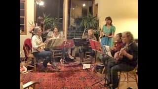 Gone Gone Gone - by &quot;The Yubaleles&quot; - Rehearsal, Nevada City - (Everly Brothers)