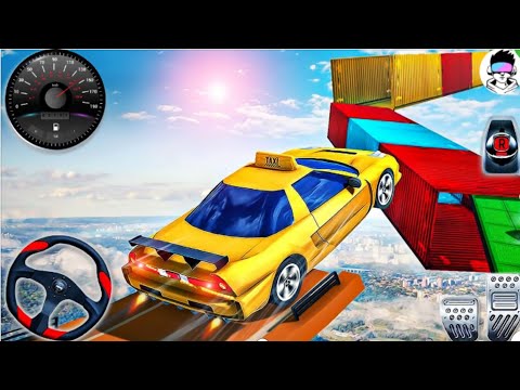 Real Taxi Car Stunts Simulator 3D - Mega Ramp Car Stunt Driving - Android Gameplay