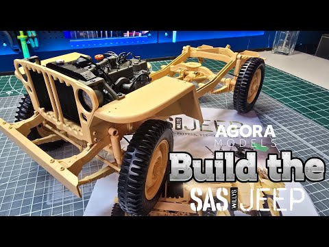 Agora Models SAS Willys Jeep Build: Pack 5 (Stages 31-38) + Weathering Tips