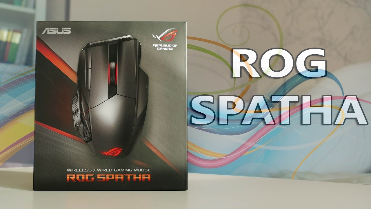 Мышь Asus ROG Spatha, черный