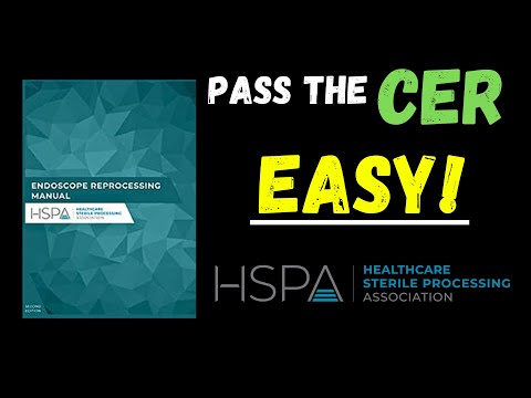How to Pass the CER Exam! EASY!! | Certified Endoscope Reprocessor #sterileprocessing #spd