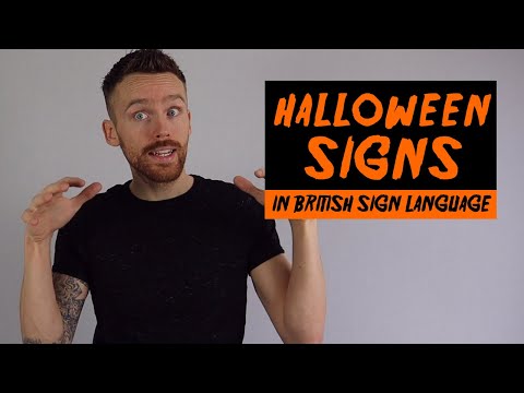 How to Sign Halloween in BSL