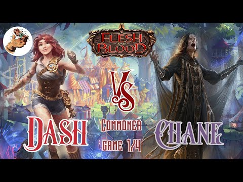 Dash vs Chane: Commoner Armory Game 1/4 - Flesh and Blood TCG Gameplay