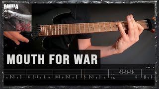 Pantera - Mouth For War Guitar Cover | Tabs Lesson | Instrumental