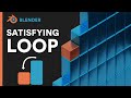 Blender Satisfying Looping Animation Infinite Staircase