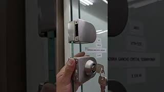 Cerraduras para puerta de vidrio