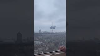 Guerra Ucraina-Russia, attacco a Kiev: missili contro torre tv