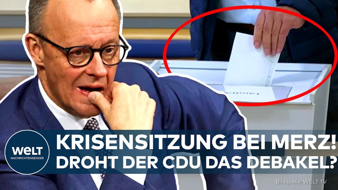 ZITTERPARTIE FÜR CDU: Merz versammelt Parteispitze zur Krisensitzung! Wahlabend sorgt für Spannung!