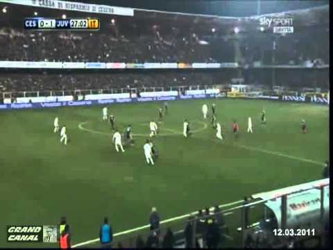 Epic Fail - Giaccherini sbaglia clamorosamente Cesena - Juventus 2-2