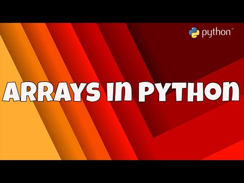 21 Getting Start With Python Arrays In Python Array Operations And Methods